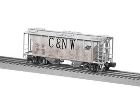 Chicago Northwestern PS-2 Weathered Covered Hopper #3995